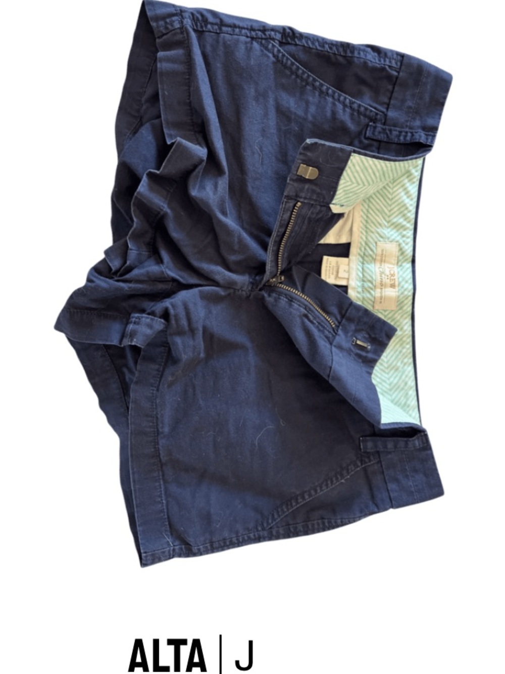 J. Crew Navy Flat-Front Women's Shorts